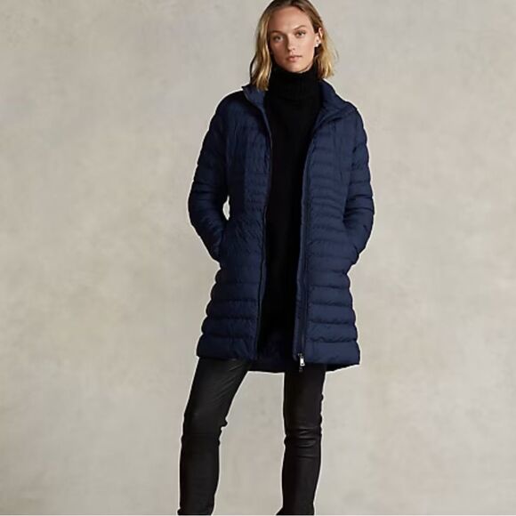 Polo Ralph Lauren Packable Long Coat Size S - Picture 2 of 9